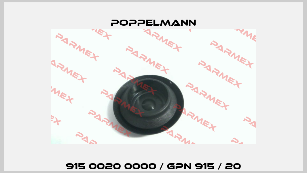 915 0020 0000 / GPN 915 / 20 Poppelmann