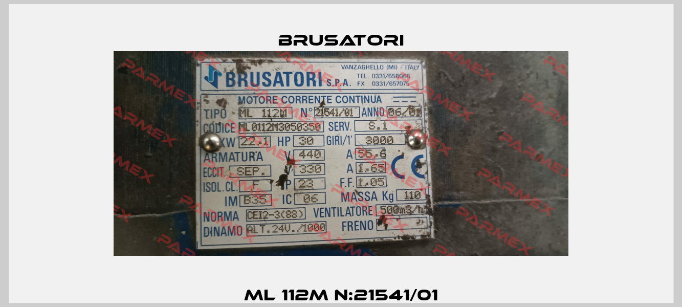 ML 112M N:21541/01 Brusatori
