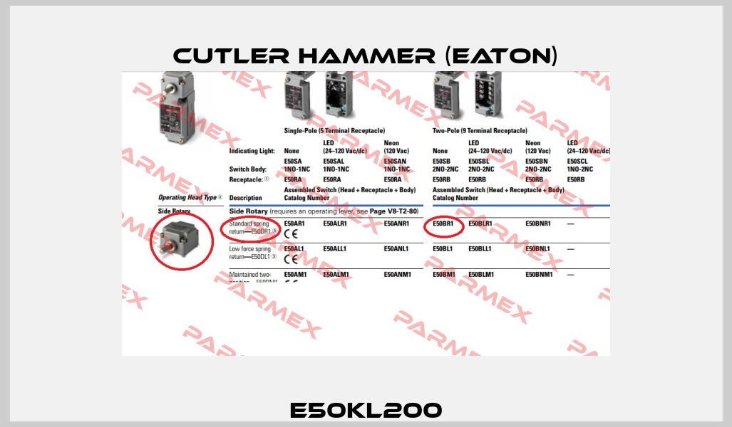 E50KL200 Cutler Hammer (Eaton)
