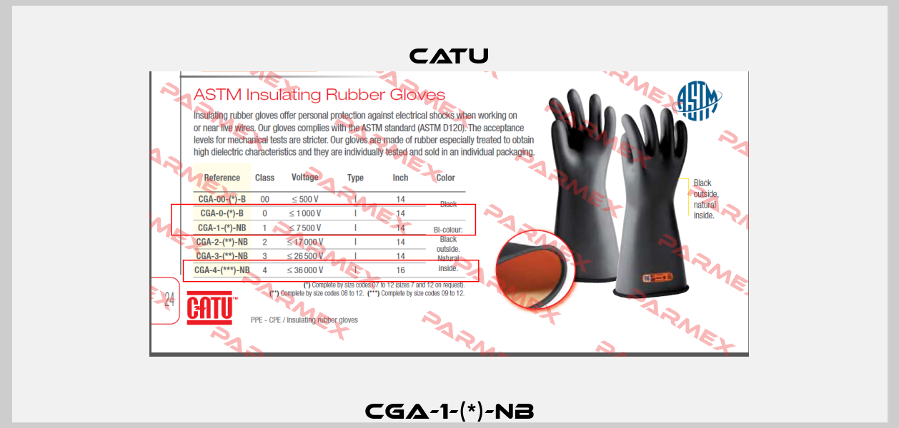 CGA-1-(*)-NB Catu