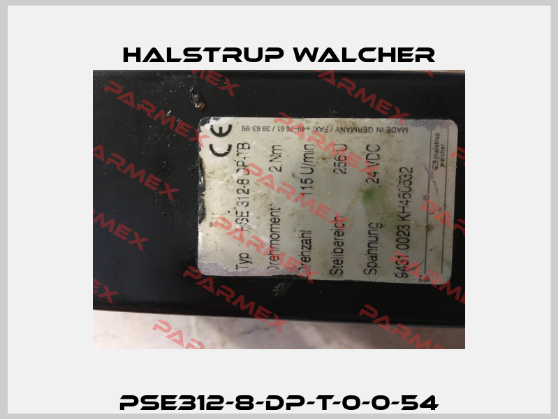 PSE312-8-DP-T-0-0-54 Halstrup Walcher