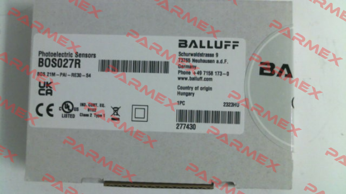 BOS027R / BOS 21M-PAI-RE30-S4 Balluff