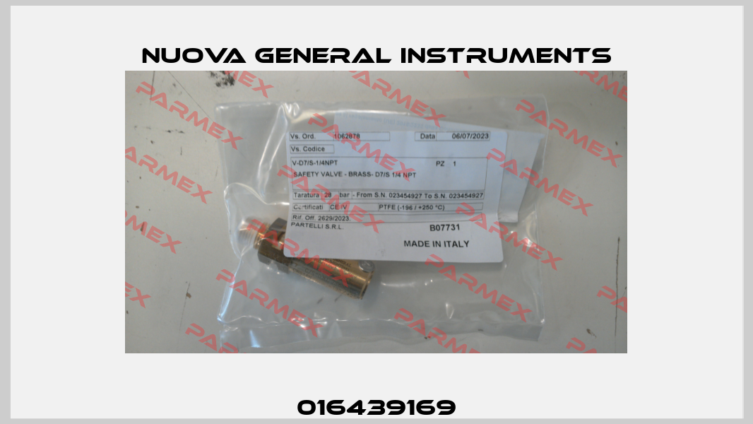 016439169 Nuova General Instruments
