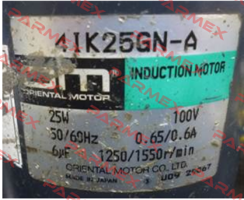 4IK25GN-A replaced by 4IK25GN-AW2J  Oriental Motor