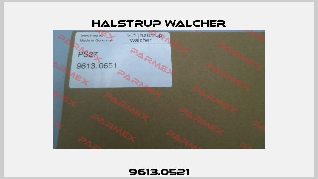 9613.0521 Halstrup Walcher