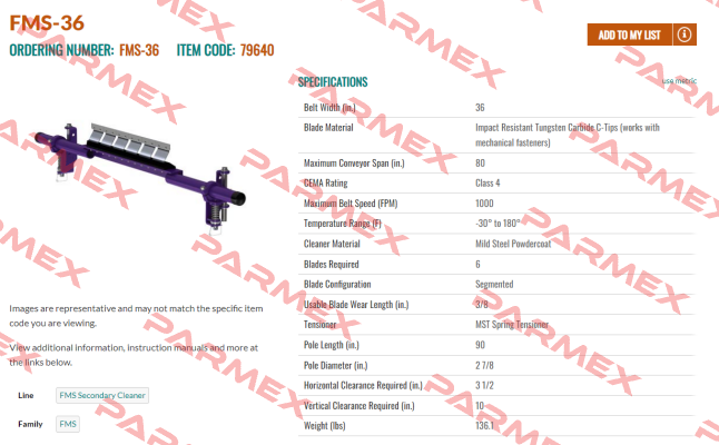 FMS-36 Flexco