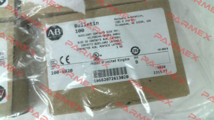 100-SB20 Allen Bradley (Rockwell)