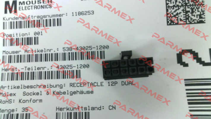 43025-1200 Molex