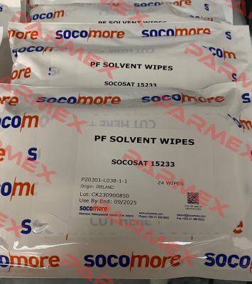 P20301-L038-30-1 - PF SOLVENT 15233 24W*18X38CT30 Socomore