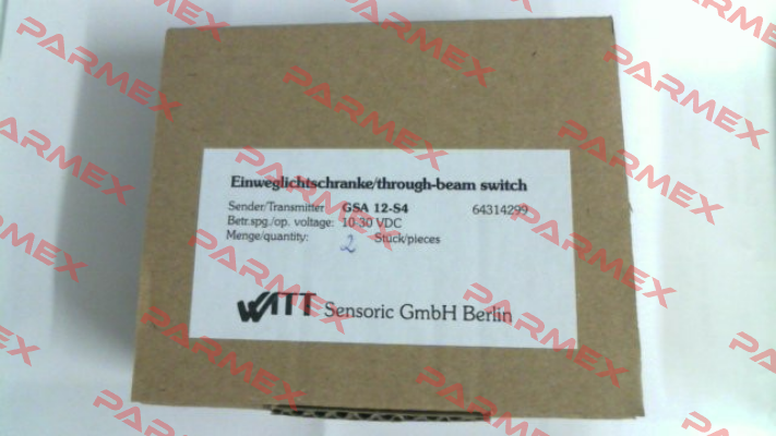 GSA 12-S4 transmitter Witt Sensoric