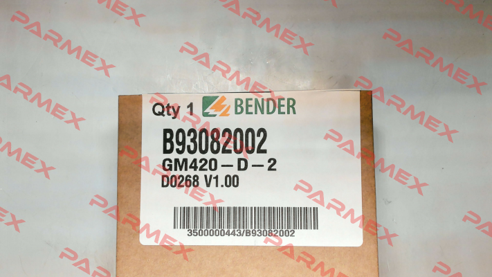 Nr. B93082002, Type: GM420-D-2 Bender