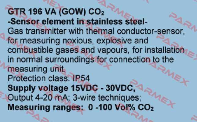 GTR 196 VA (GOW) CO2     Ados